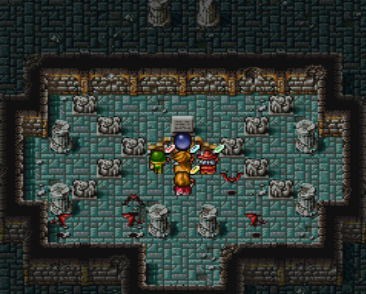 Entrance to Final Dungeon Temple of Chaos